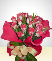 Da del Amigo - Bouquet:24 Rosas